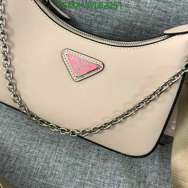 Prada Bag-(4A)-Re-Edition 2005,Code: LB2251,$: 75USD