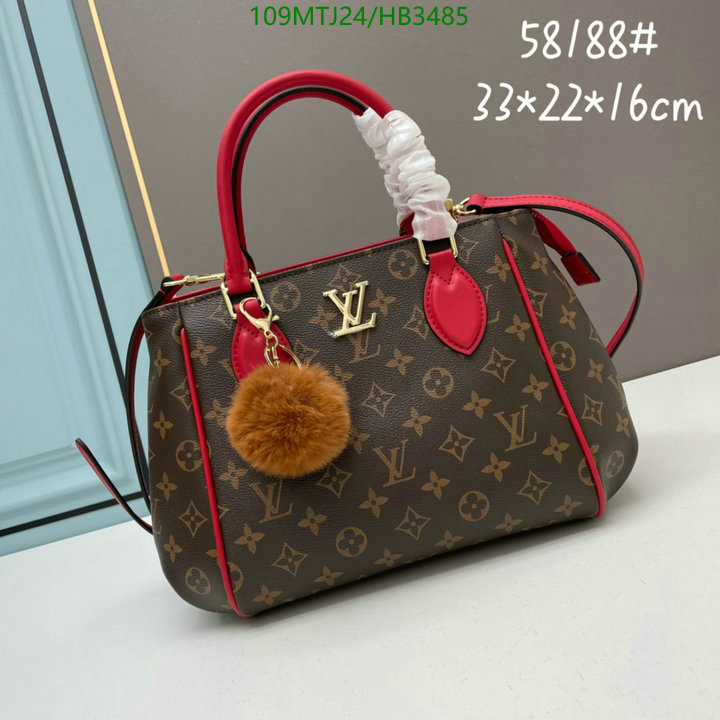 LV Bags-(4A)-Handbag Collection-,Code: HB3485,$: 109USD