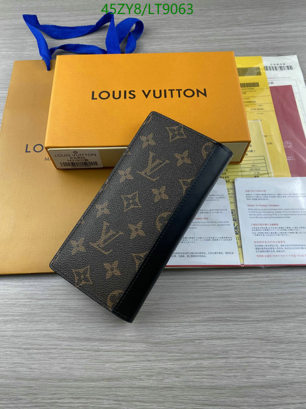 LV Bags-(4A)-Wallet-,Code: LT9063,$: 45USD