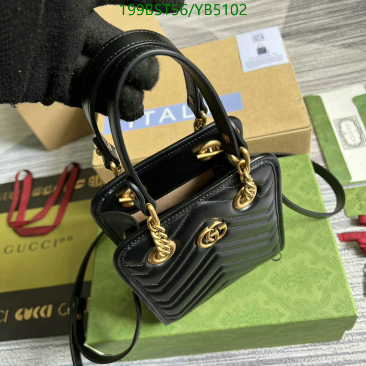 Gucci Bag-(Mirror)-Marmont,Code: YB5102,$: 199USD