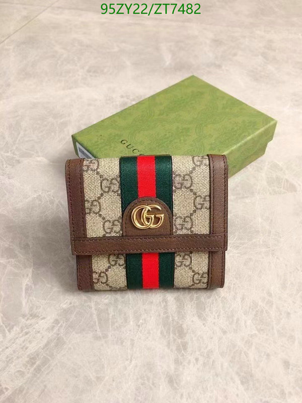 Gucci Bag-(Mirror)-Wallet-,Code: ZT7482,$: 95USD