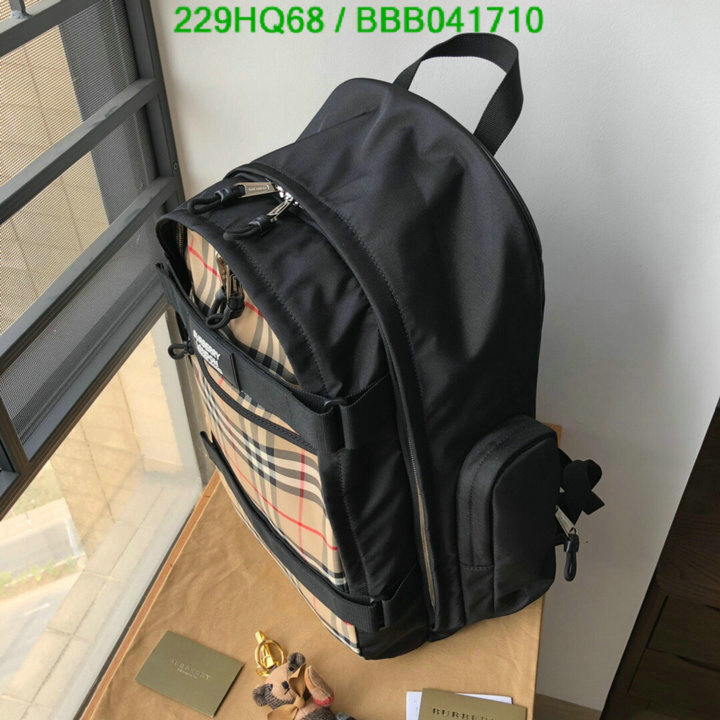 Burberry Bag-(Mirror)-Backpack-,Code: BBB041710,$: 229USD