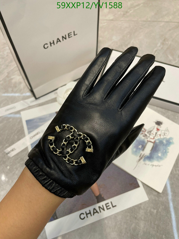 Gloves-Chanel, Code: YV1588,$: 59USD