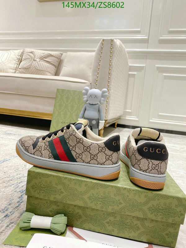 Men shoes-Gucci, Code: ZS8602,$: 145USD