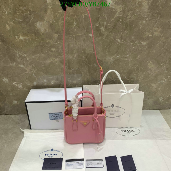 Prada Bag-(Mirror)-Diagonal-,Code: YB7467,$: 275USD