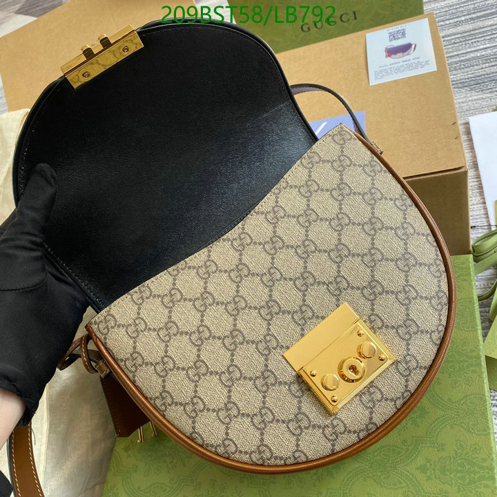 Gucci Bag-(Mirror)-Diagonal-,Code: LB792,$: 209USD