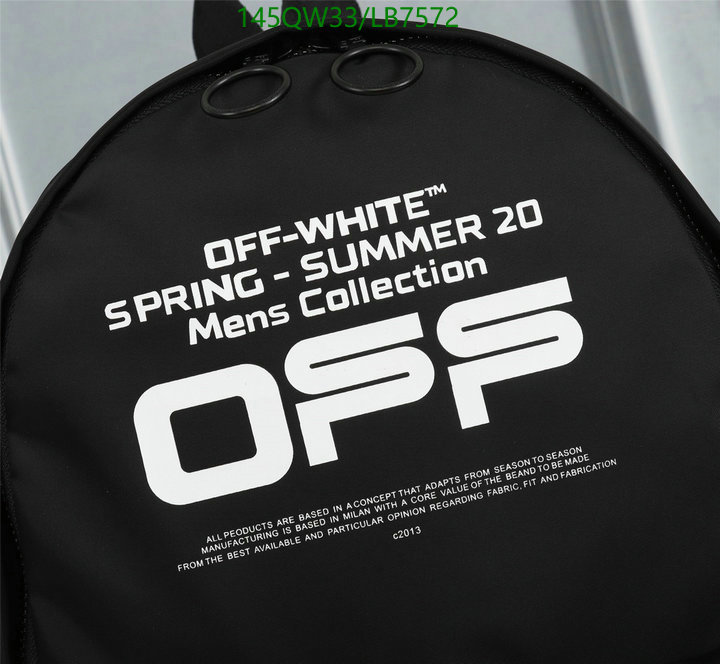 Off-White Bag-(Mirror)-Backpack-,Code: LB7572,$: 145USD