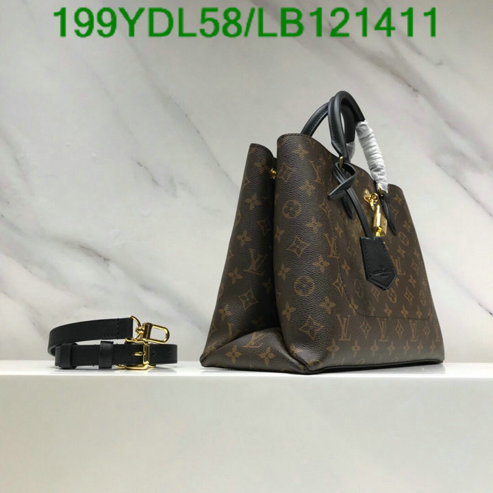 LV Bags-(Mirror)-Handbag-,Code: LB121411,$: 199USD