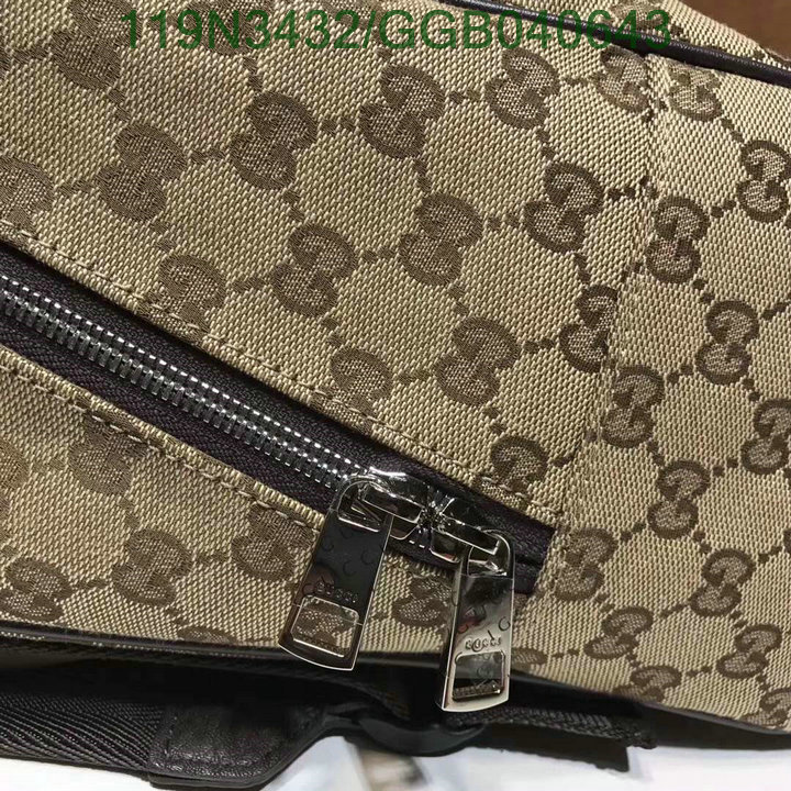 Gucci Bag-(Mirror)-Backpack-,Code:GGB040643,$:119USD