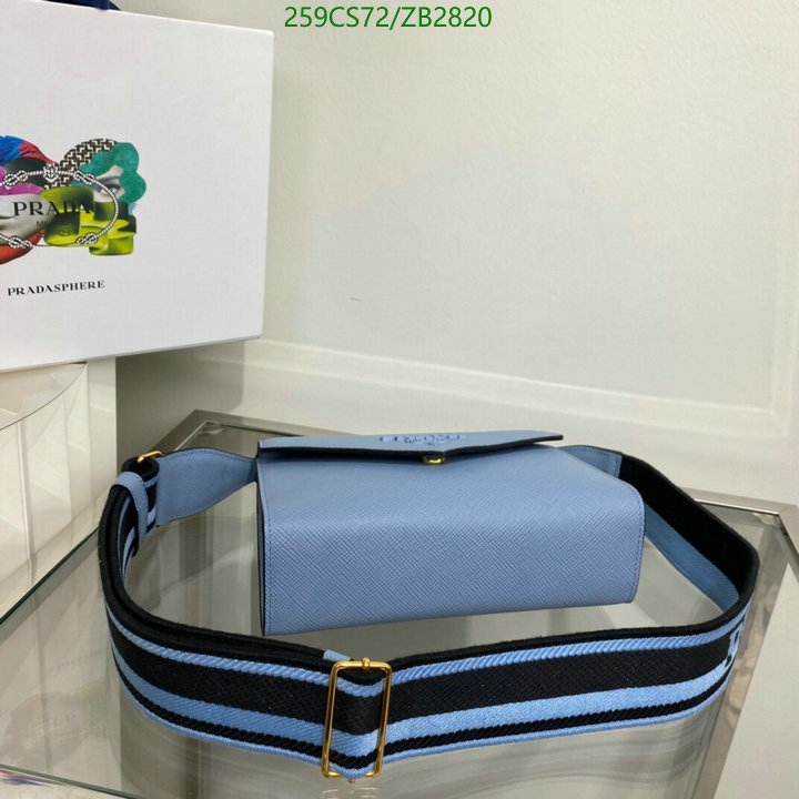 Prada Bag-(Mirror)-Diagonal-,Code: ZB2820,$: 259USD