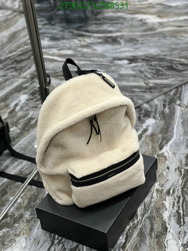 YSL Bag-(Mirror)-Backpack-,Code: ZB8531,$: 279USD