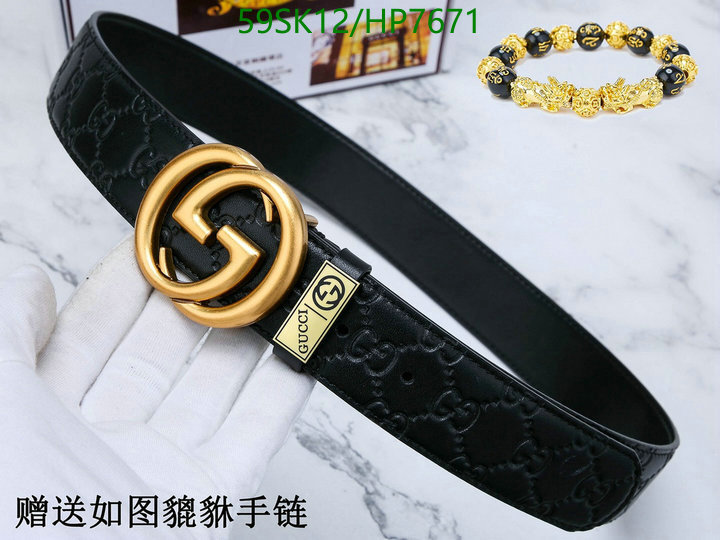 Belts-Gucci, Code: HP7671,$: 59USD