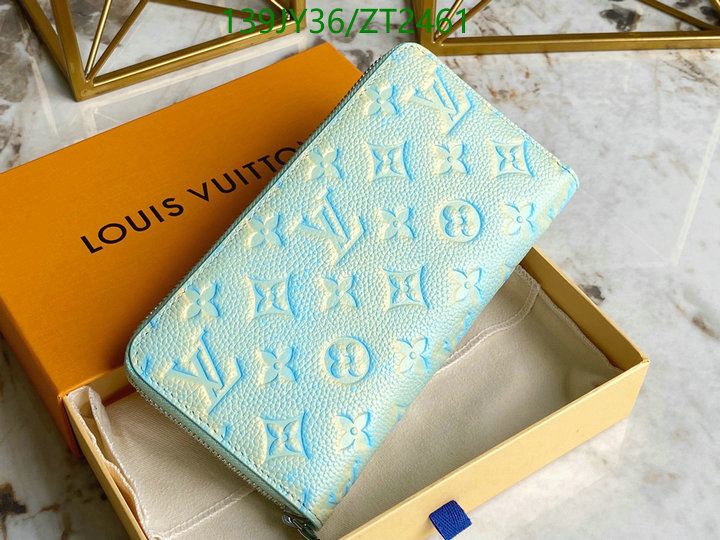 LV Bags-(Mirror)-Wallet-,Code: ZT2461,$: 139USD