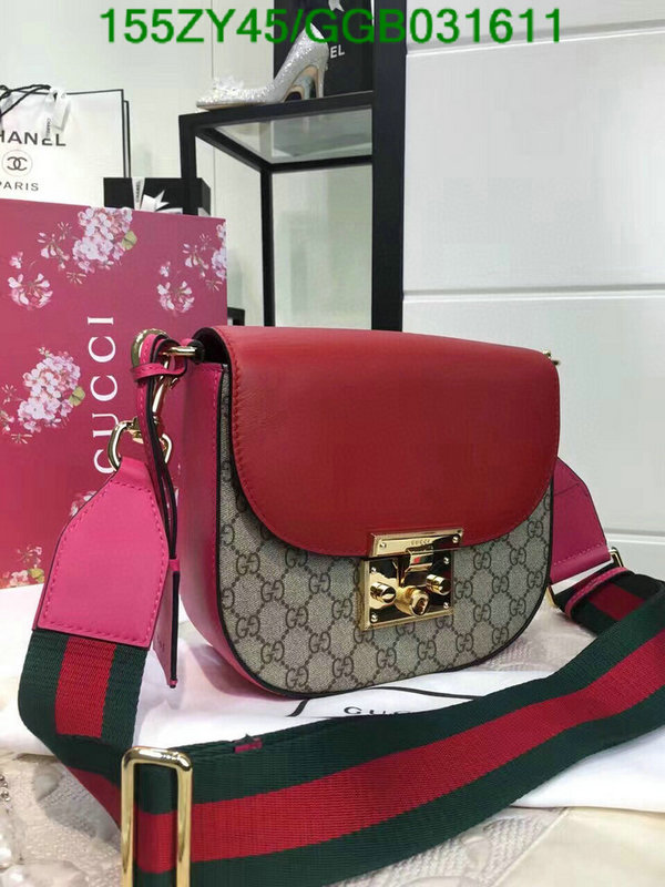 Gucci Bag-(Mirror)-Padlock,Code: GGB031611,$: 155USD