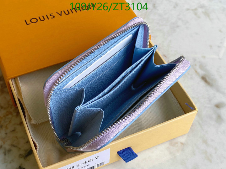 LV Bags-(Mirror)-Wallet-,Code: ZT3104,$: 109USD