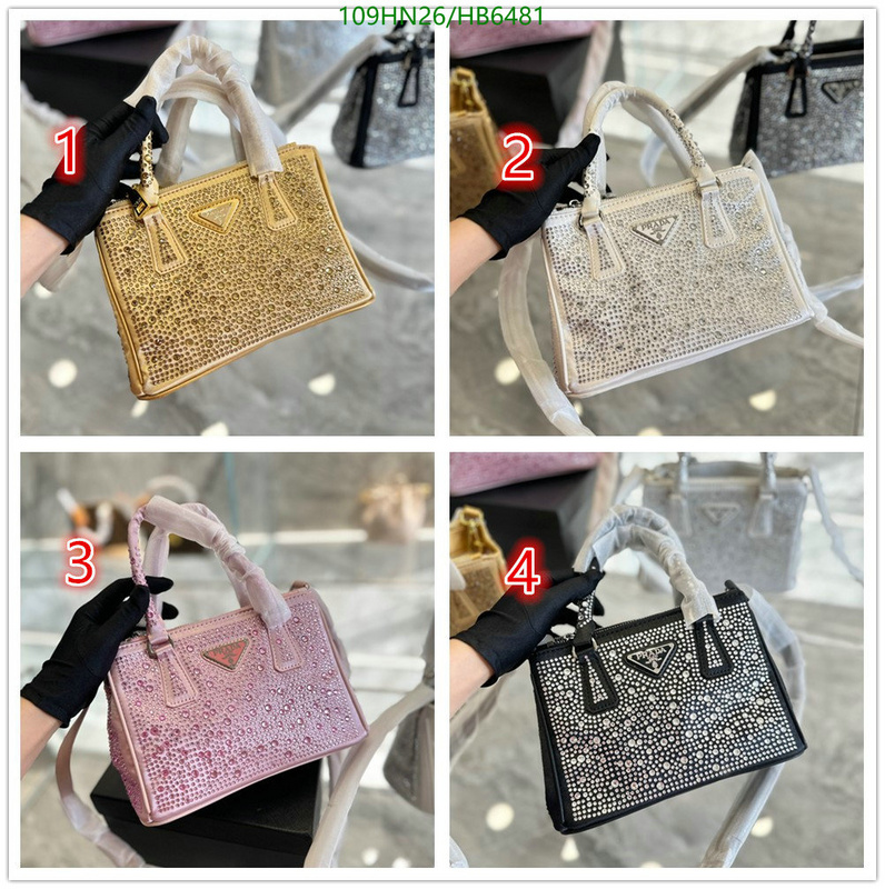 Prada Bag-(4A)-Diagonal-,Code: HB6481,$: 109USD