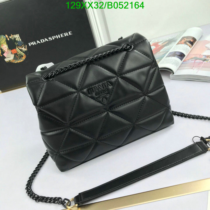 Prada Bag-(Mirror)-Diagonal-,Code: B052164,$: 129USD