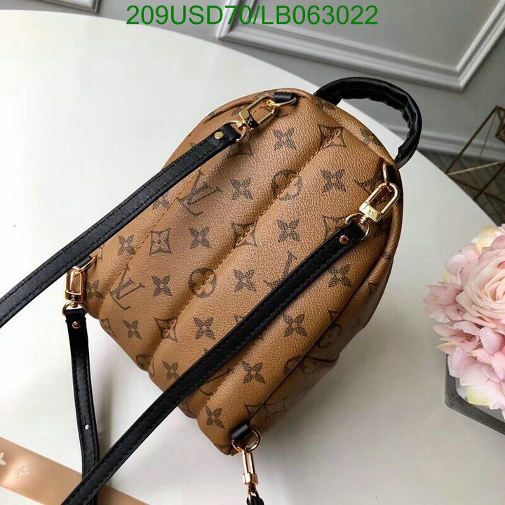 LV Bags-(Mirror)-Backpack-,Code: LB063022,$: 209USD