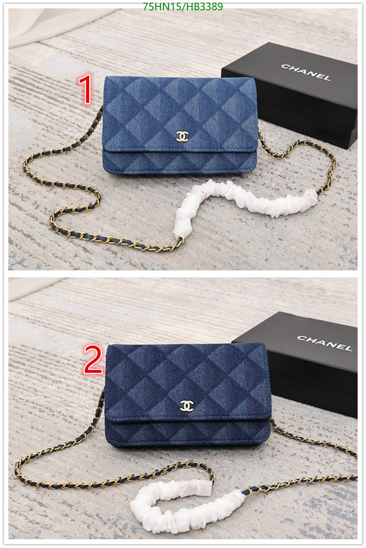 Chanel Bags ( 4A )-Diagonal-,Code: HB3389,$: 75USD