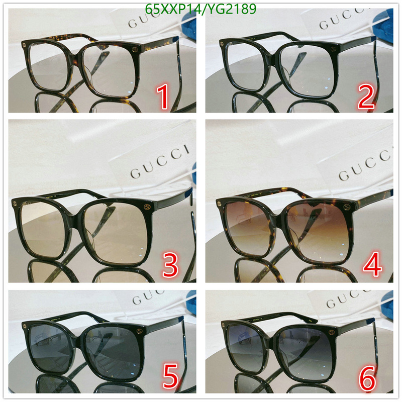 Glasses-Gucci, Code: YG2189,$: 65USD