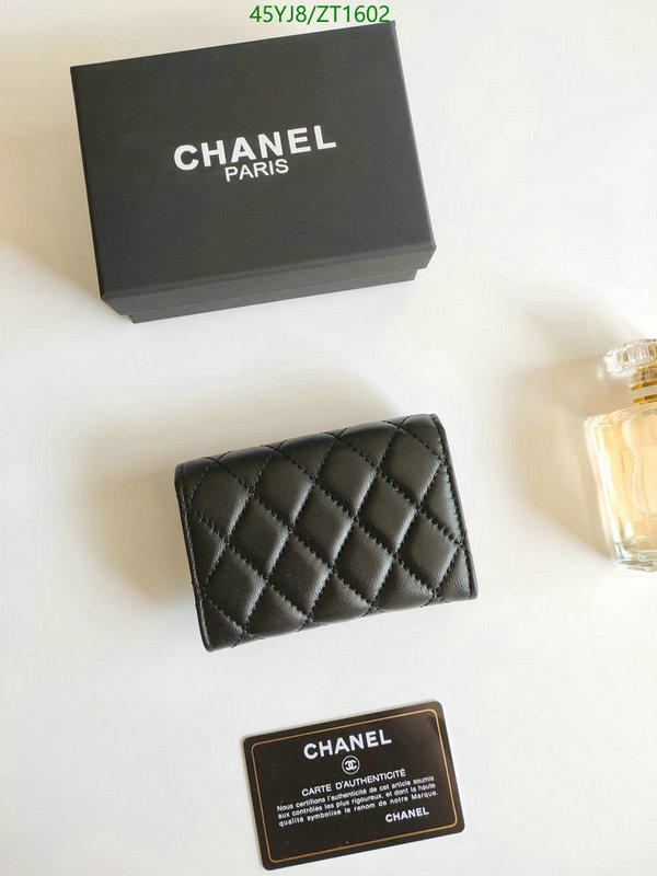 Chanel Bags ( 4A )-Wallet-,Code: ZT1602,$: 45USD