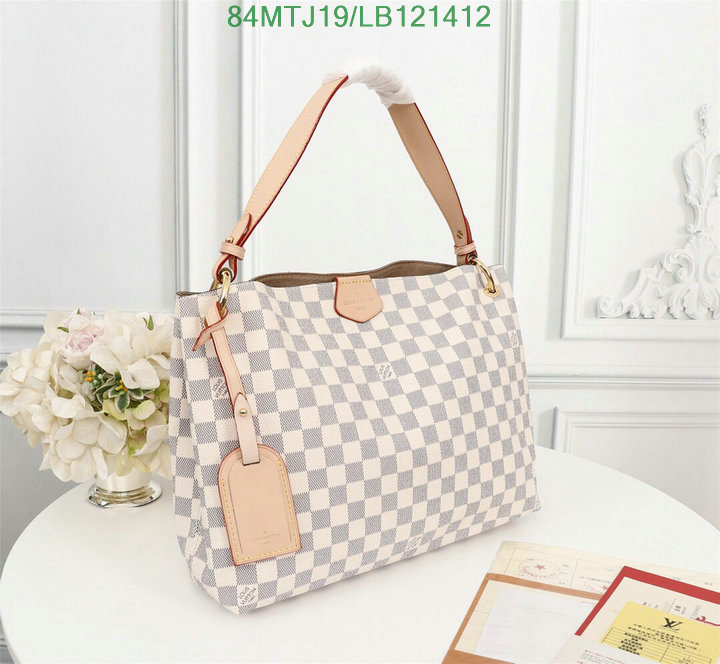 LV Bags-(4A)-Handbag Collection-,Code: LB121412,$: 84USD