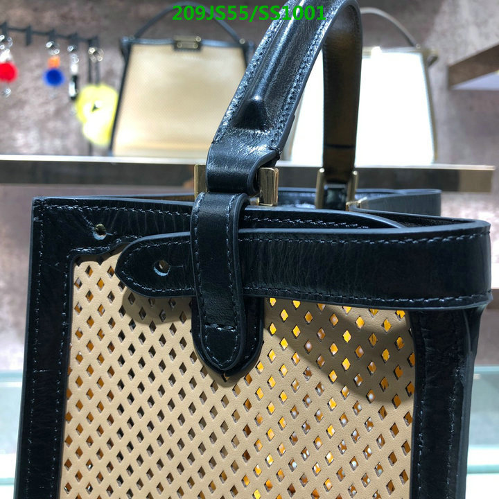 Fendi Bag-(Mirror)-Handbag-,Code: SS1001,
