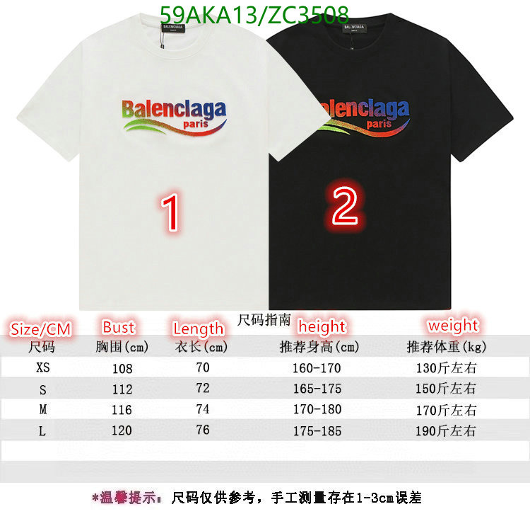 Clothing-Balenciaga, Code: ZC3508,$: 59USD