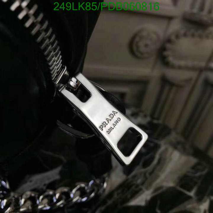 Prada Bag-(Mirror)-Diagonal-,Code: PDB060816,$: 249USD