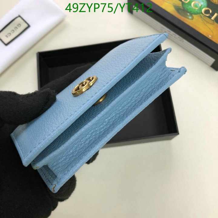 Gucci Bag-(4A)-Wallet-,Code: YT412,$: 49USD