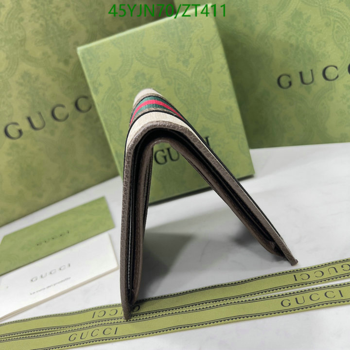 Gucci Bag-(4A)-Wallet-,Code: ZT411,$: 55USD