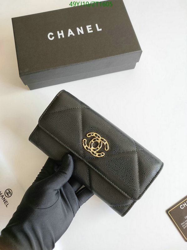 Chanel Bags ( 4A )-Wallet-,Code: ZT1605,$: 49USD