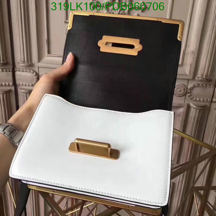 Prada Bag-(Mirror)-Diagonal-,Code: PDB060706,$: 319USD