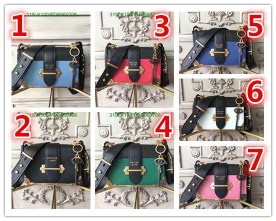 Prada Bag-(Mirror)-Diagonal-,Code: PDB060706,$: 319USD