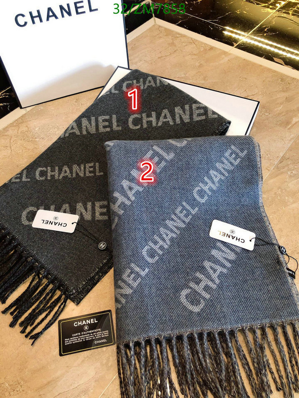 Scarf-Chanel, Code: ZM7858,$: 32USD