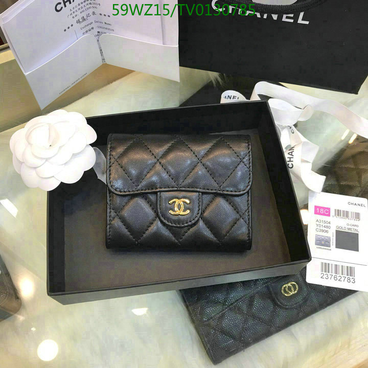 Chanel Bags ( 4A )-Wallet-,Code: TV0130785,$: 59USD