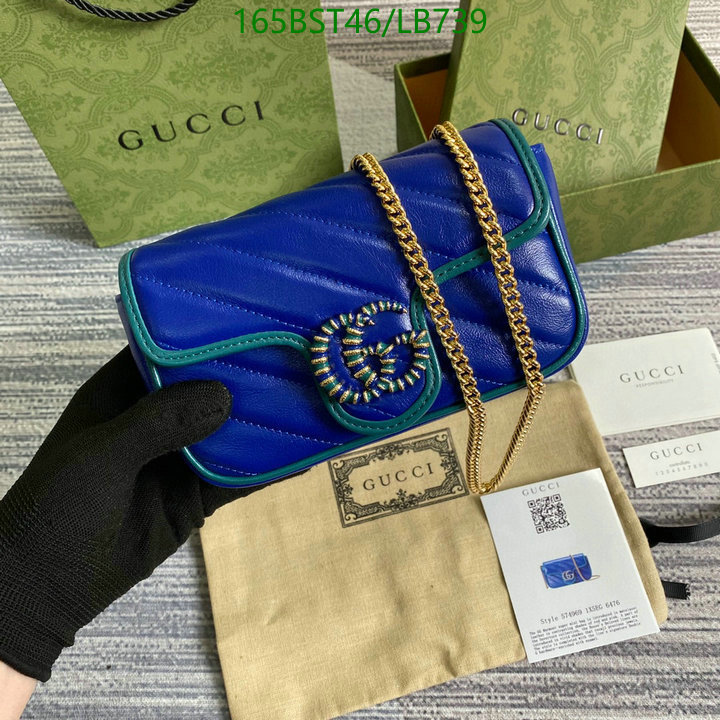 Gucci Bag-(Mirror)-Marmont,Code: LB739,$: 165USD