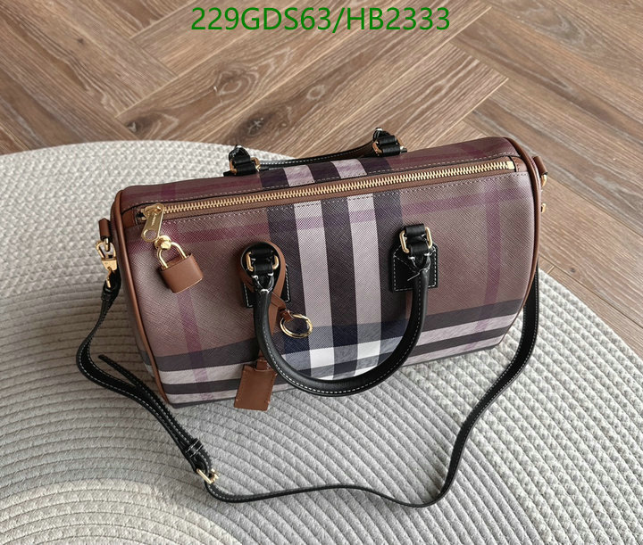 Burberry Bag-(Mirror)-Handbag-,Code: HB2333,$: 229USD
