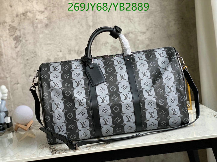 LV Bags-(Mirror)-Keepall BandouliRe 45-50-,Code: YB2889,$: 269USD