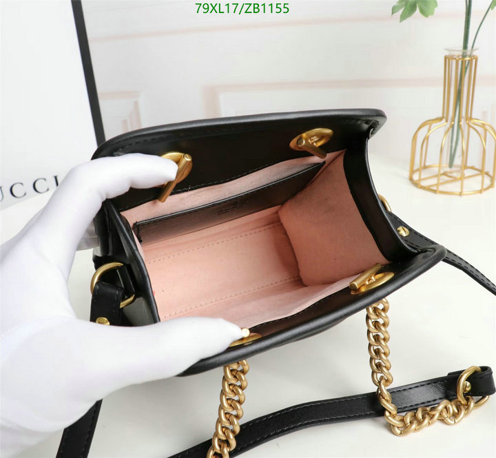 Gucci Bag-(4A)-Marmont,Code: ZB1155,$: 79USD