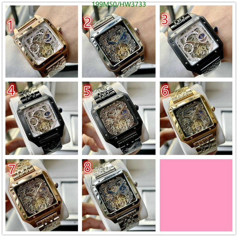 Watch-Mirror Quality-Cartier, Code: HW3733,$: 199USD