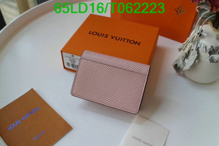 LV Bags-(Mirror)-Wallet-,Code: T062223,$: 65USD