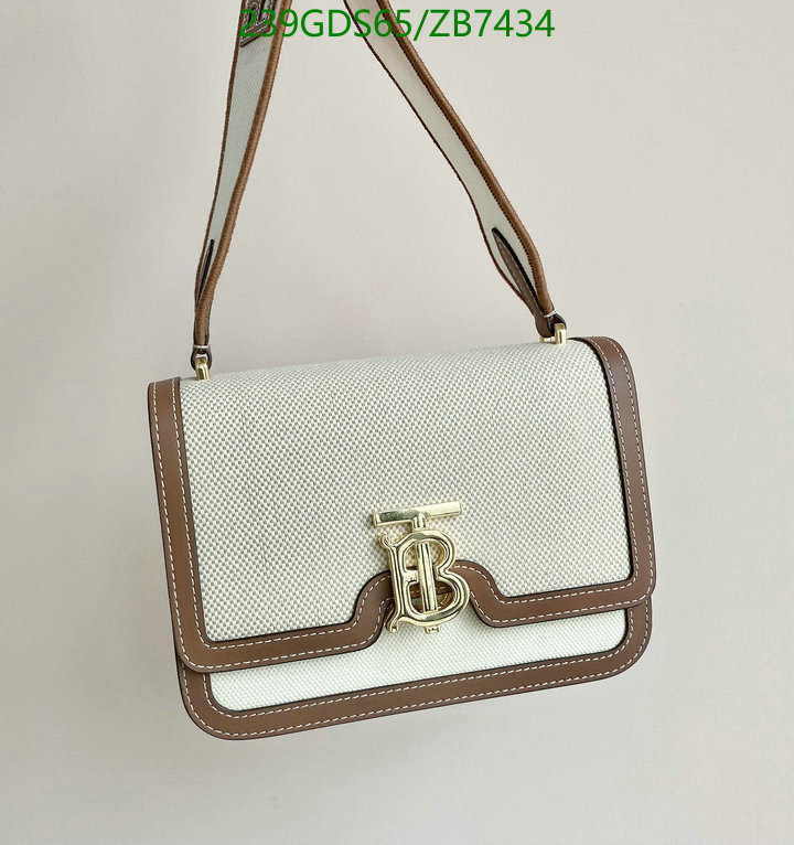 Burberry Bag-(Mirror)-Diagonal-,Code: ZB7434,$: 239USD