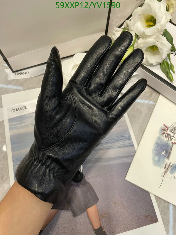 Gloves-Chanel, Code: YV1590,$: 59USD