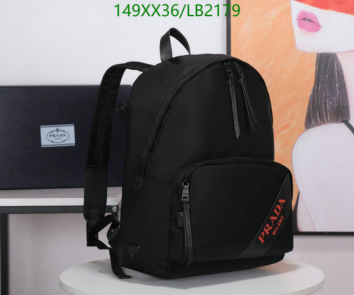 Prada Bag-(Mirror)-Backpack-,Code: LB2179,$: 149USD