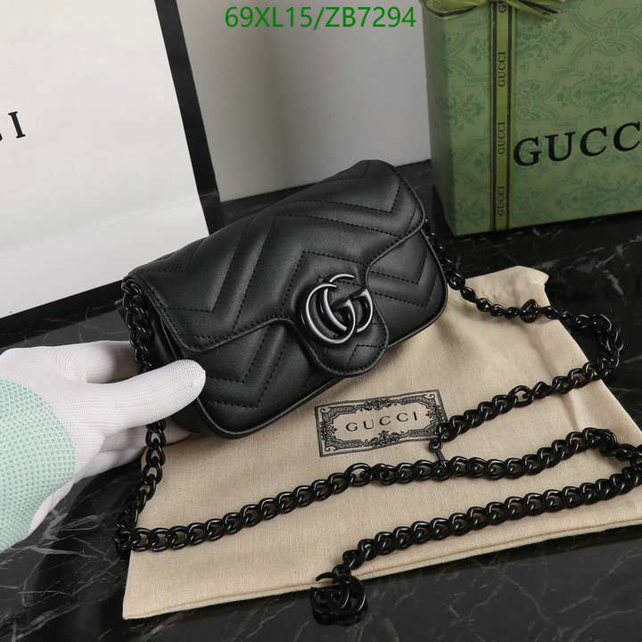 Gucci Bag-(4A)-Marmont,Code: ZB7294,$: 69USD