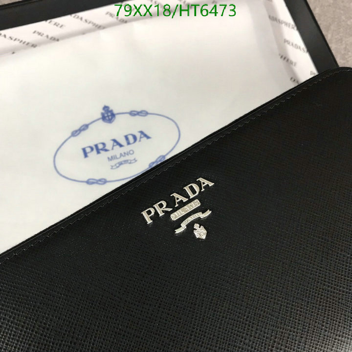 Prada Bag-(Mirror)-Wallet-,Code: HT6473,$: 79USD