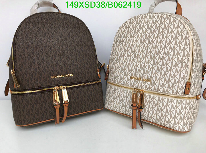 Michael Kors Bag-(Mirror)-Backpack-,Code: B062419,$: 149USD