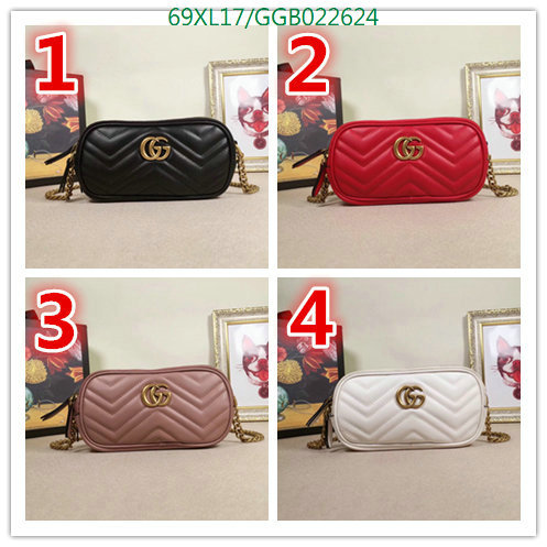 Gucci Bag-(4A)-Marmont,Code: GGB022624,$:69USD