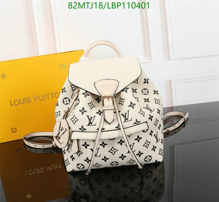 LV Bags-(4A)-Backpack-,Code: LBP110401,$: 82USD